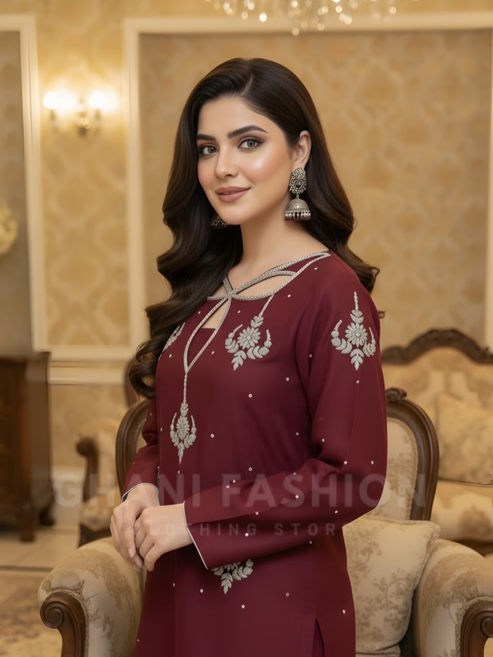 Full sleeve shirt with trouser