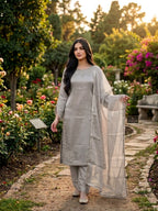 Fill sleeve shirt with trouser